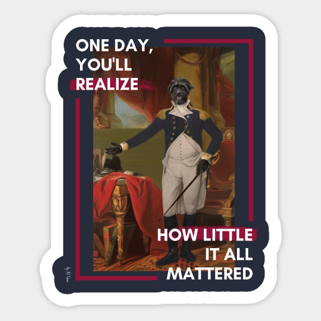 How Little It All Matters, Feat. Cloud Tolson Sticker by RJ Tolson's Merch Store